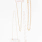 Necklace - Palmer Paperclip Gold - LINNY CO WholesaleMetals