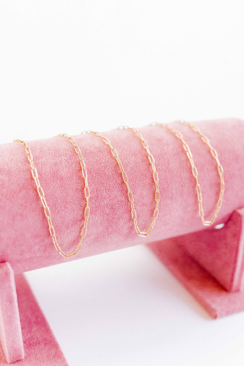 Necklace - Palmer Paperclip Gold - LINNY CO WholesaleMetals