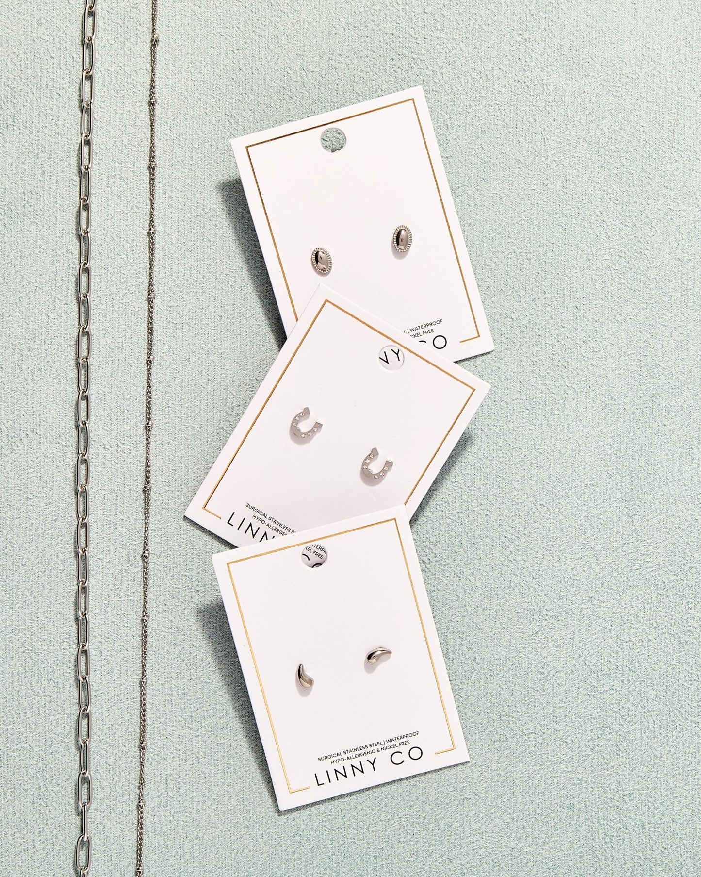 Necklace - Palmer Paperclip Silver - LINNY CO WholesaleMetals