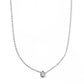 Necklace - Paloma Pear Drop Silver - LINNY CO WholesaleMetals