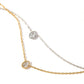 LINNY CO Paloma Pear Drop Gold necklace for kids & little girls — hypoallergenic, waterproof stainless steel, flat-lay styling.