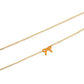 Necklace - Sadie Bow Orange - LINNY CO WholesaleMetals