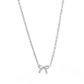 Necklace - Sadie Bow Silver - LINNY CO WholesaleMetals