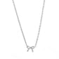 Necklace - Sadie Bow Silver - LINNY CO WholesaleMetals