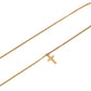 Necklace - Shepherd Cross Gold - LINNY CO Wholesale