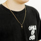 Necklace - Shepherd Cross Gold - LINNY CO Wholesale