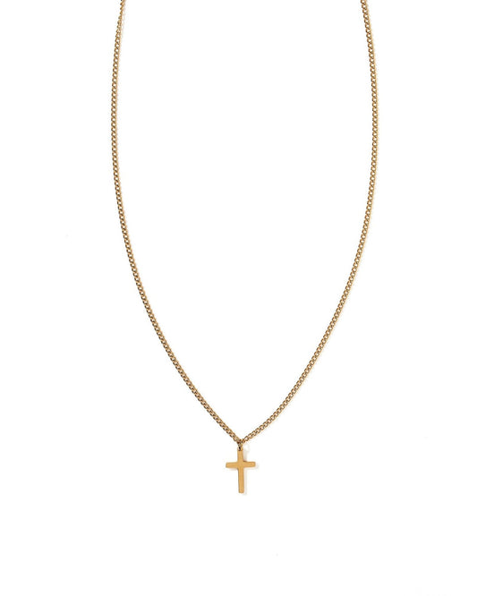 Necklace - Shepherd Cross Gold - LINNY CO WholesaleNecklaces