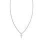 Necklace - Shepherd Cross Silver - LINNY CO Wholesale