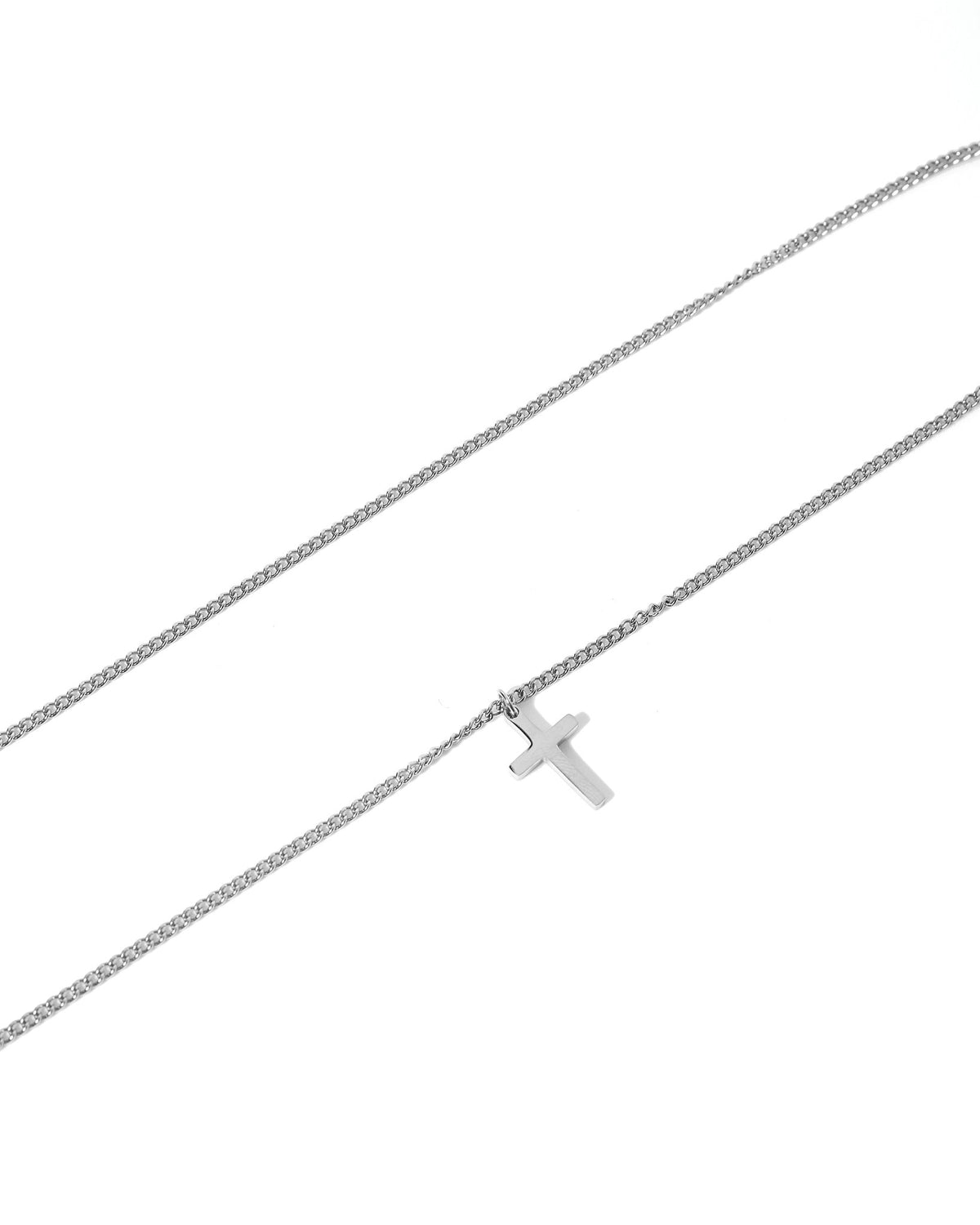 Necklace - Shepherd Cross Silver - LINNY CO Wholesale