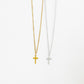Necklace - Shepherd Cross Silver - LINNY CO Wholesale