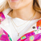 Necklace - Snow Ski - LINNY CO WholesaleMetals