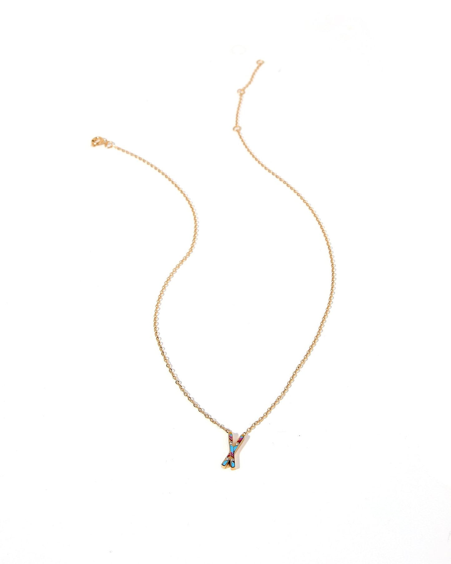 Necklace - Snow Ski - LINNY CO WholesaleMetals