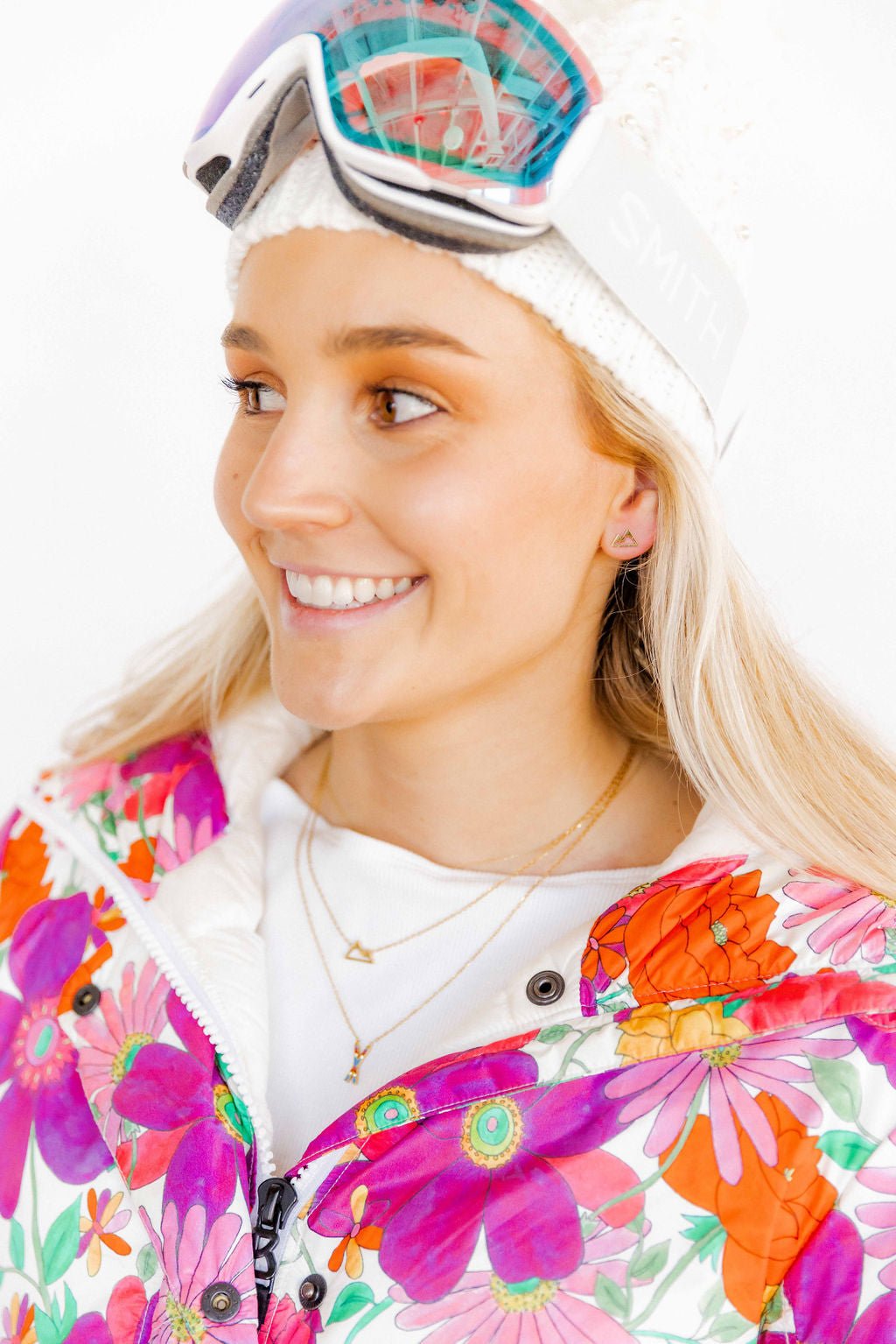 Necklace - Snow Ski - LINNY CO WholesaleMetals