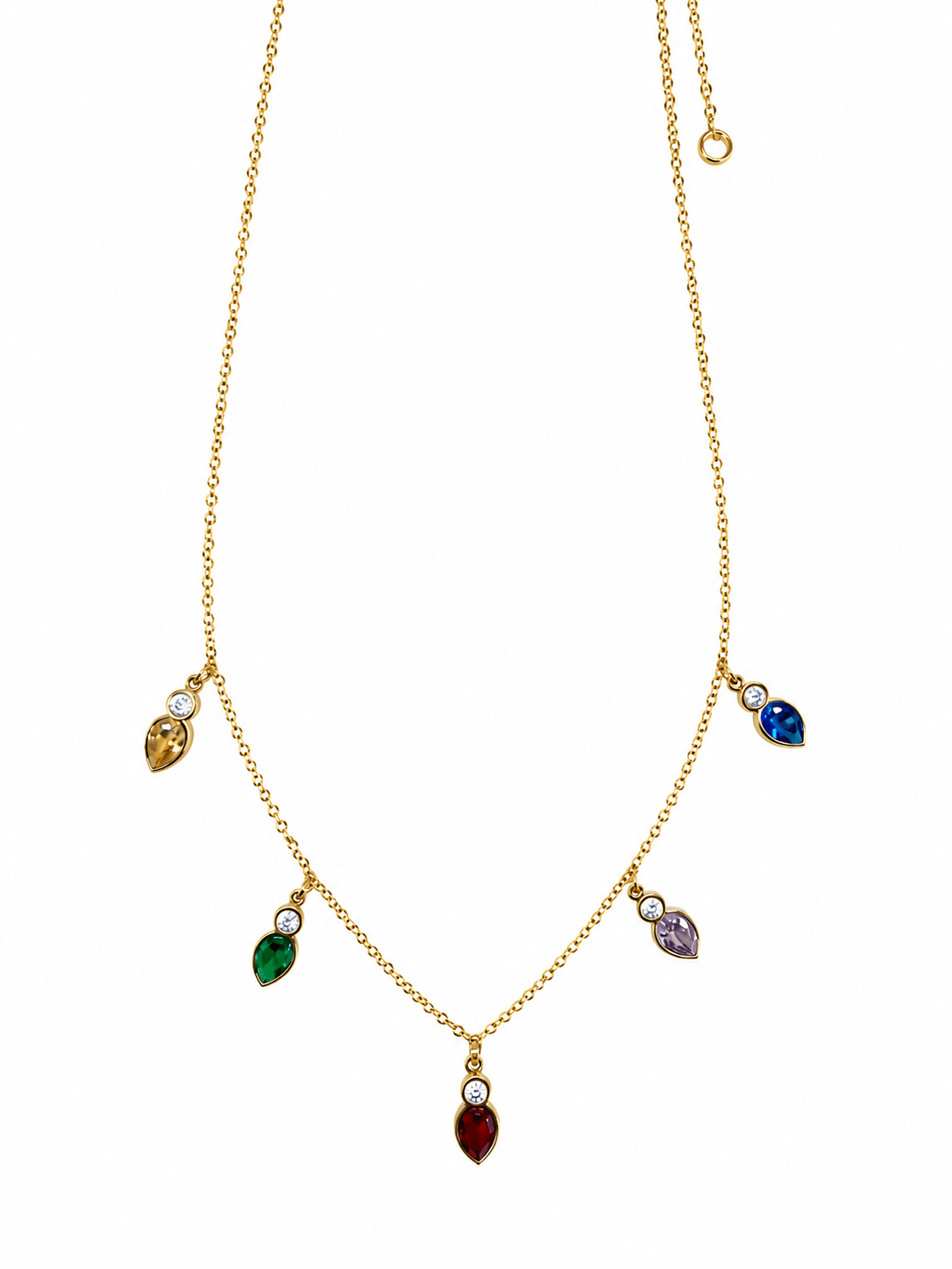 Necklace - Starla Light Gold - LINNY CO Wholesale