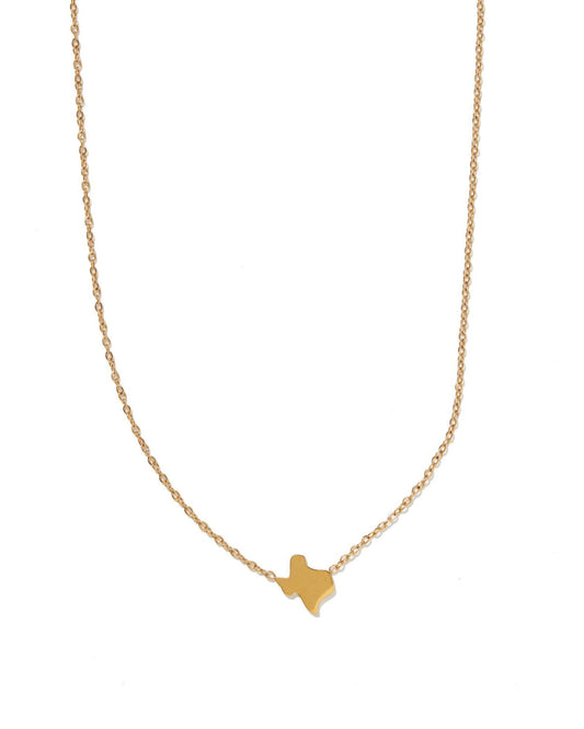 Necklace - State of Texas Gold - LINNY CO Wholesale