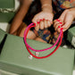 Necklace - Tailyn Rope Hot Pink - LINNY CO Wholesale