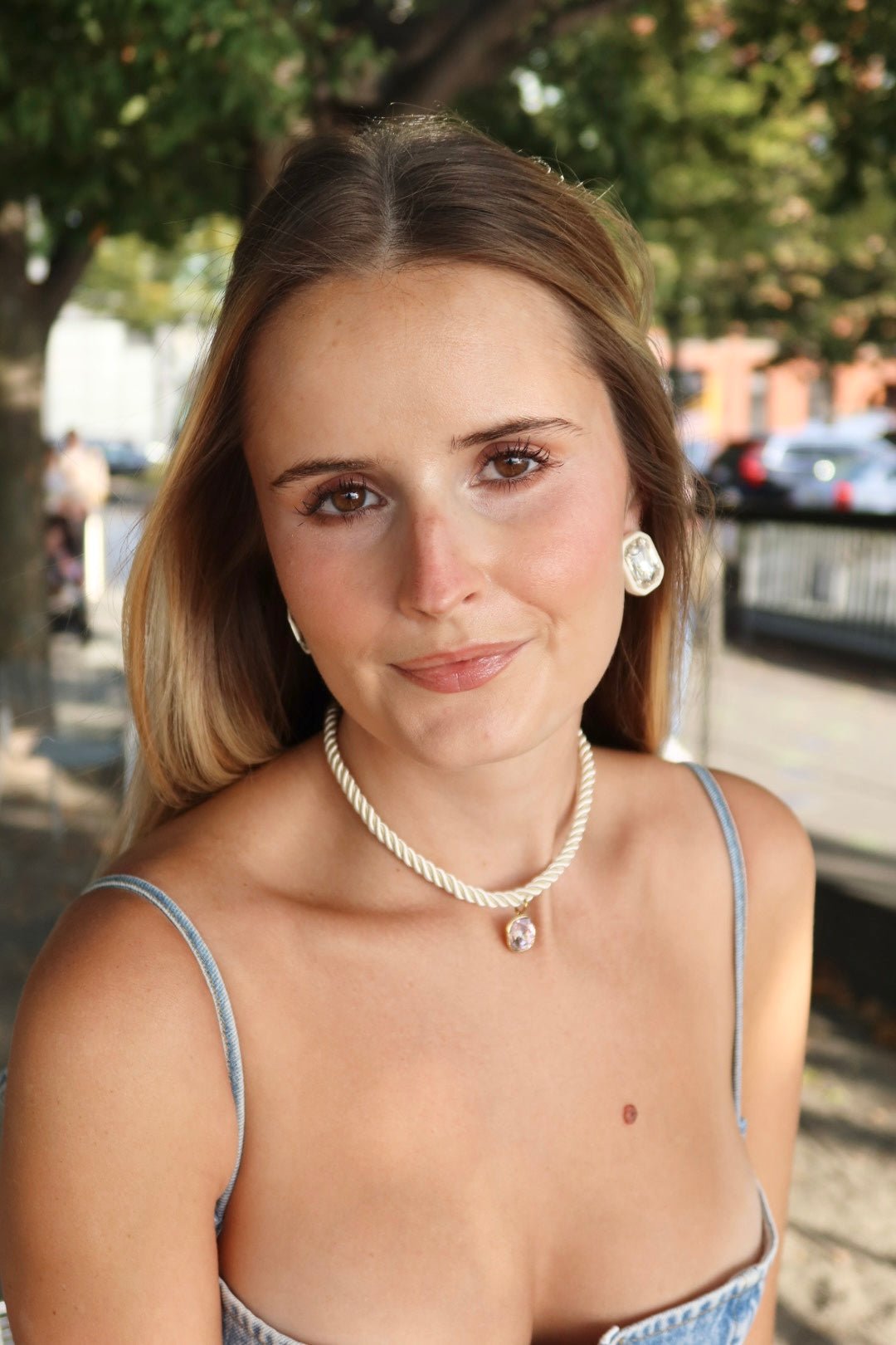 Necklace - Tailyn Rope Ivory - LINNY CO Wholesale