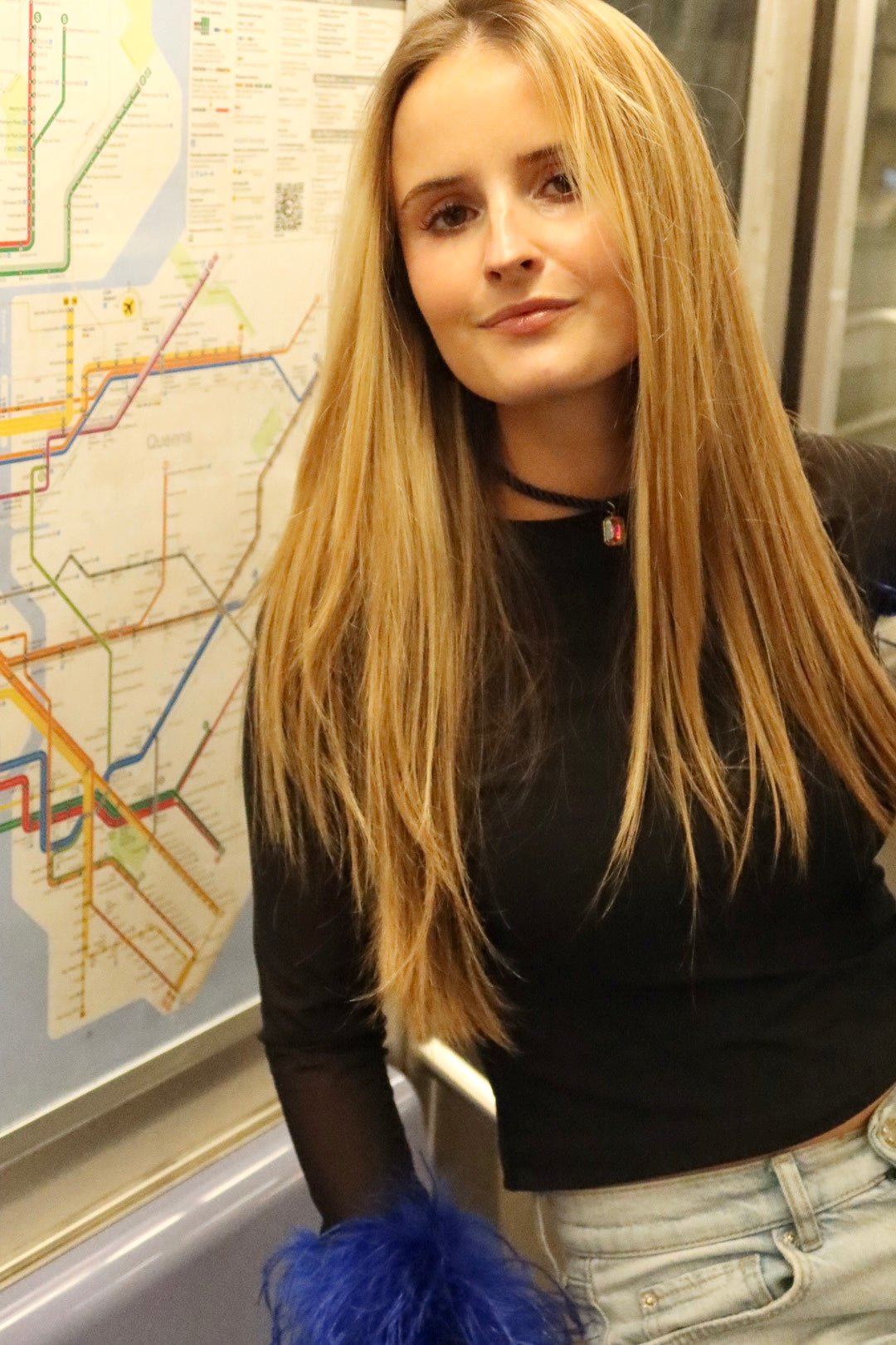 Necklace - Tailyn Rope Navy - LINNY CO Wholesale