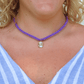 Necklace - Tailyn Rope Purple - LINNY CO Wholesale