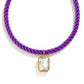 Necklace - Tailyn Rope Purple - LINNY CO Wholesale