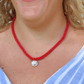 Necklace - Tailyn Rope Red - LINNY CO Wholesale