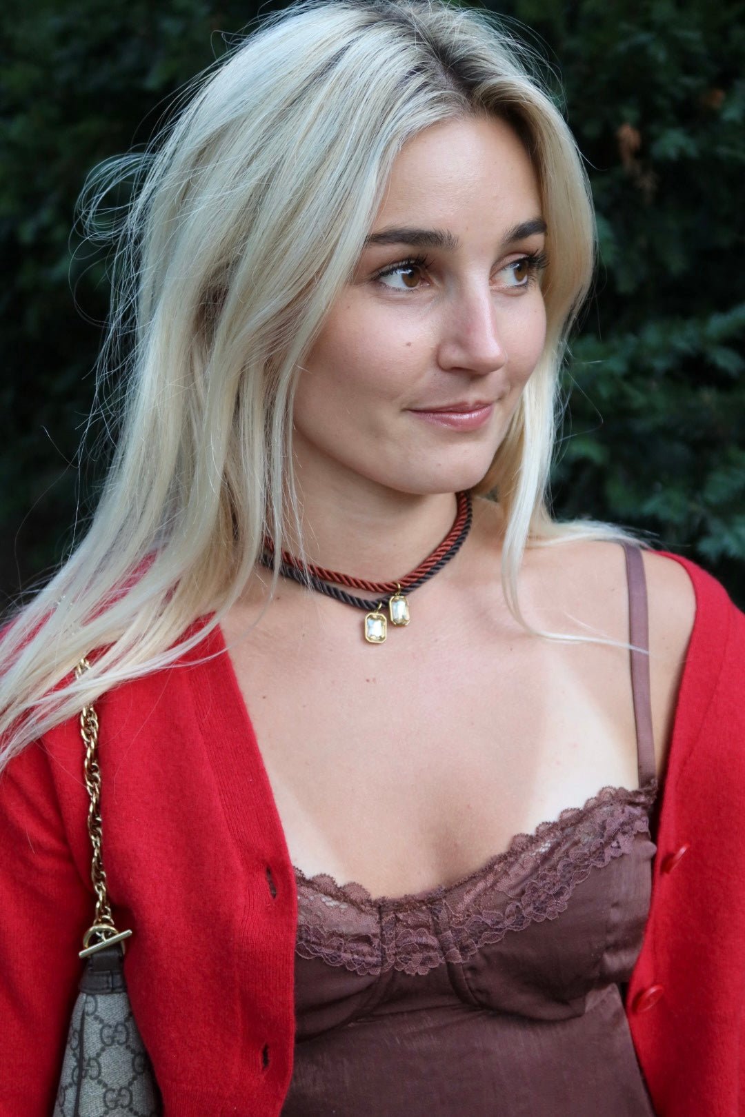 Necklace - Tailyn Rope Rust - LINNY CO Wholesale