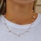 Necklace - Willa Heart Pearl - LINNY CO WholesaleStuds