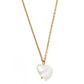 Necklace - Willa Pearl Heart - LINNY CO WholesaleMetals