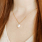 Necklace - Willa Pearl Heart - LINNY CO WholesaleMetals