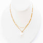 Necklace - Willa Pearl Heart - LINNY CO WholesaleMetals