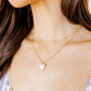 Necklace - Willa Pearl Heart - LINNY CO WholesaleMetals