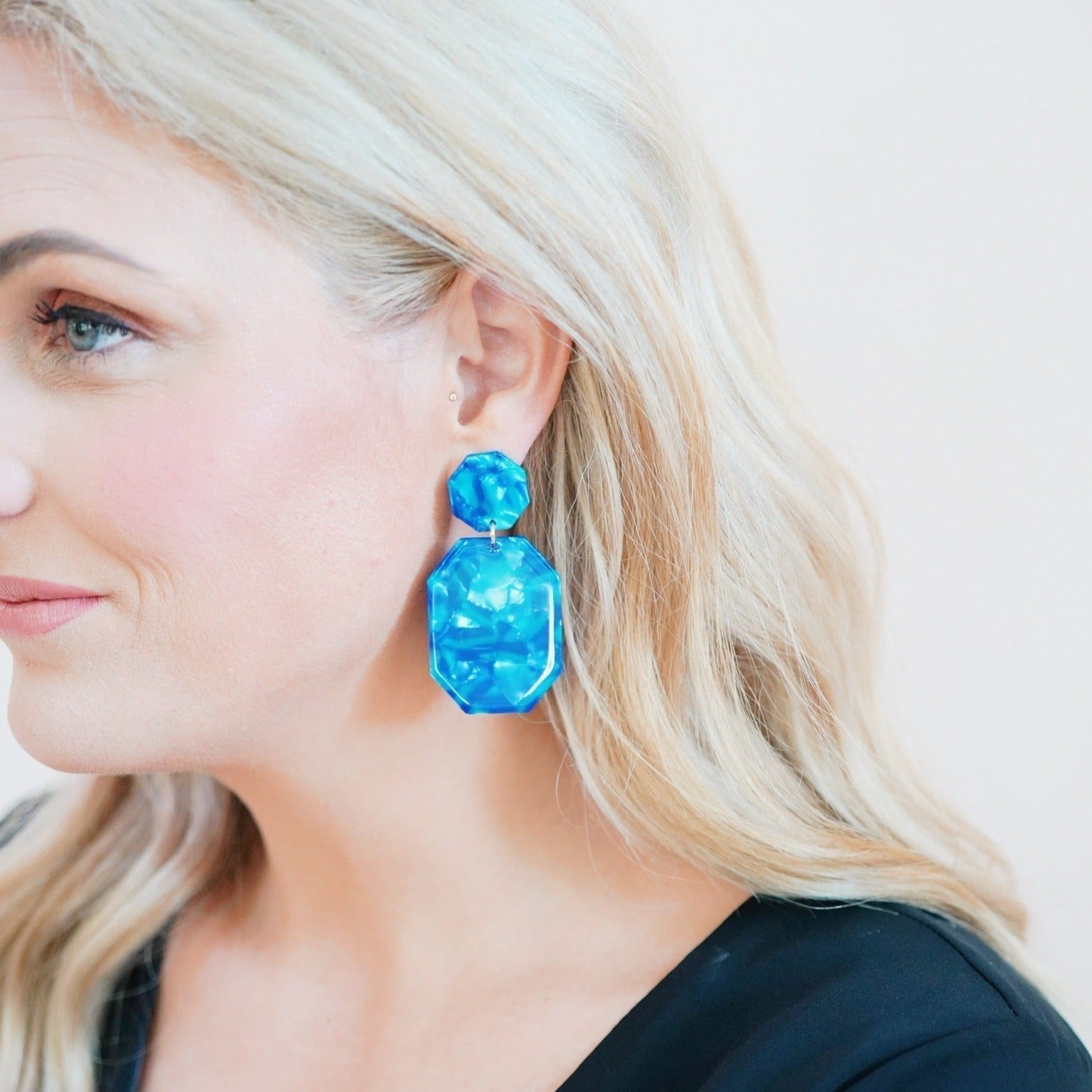 Parker - Brown Tortoise - Earrings - LINNY CO WholesaleAcetate