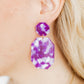 Parker - Magenta - Earrings - LINNY CO WholesaleAcetate