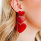 Penny - Hot Tamale Red - Earrings - LINNY CO WholesaleAcetate