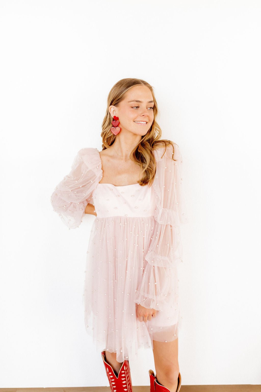 Penny - Hot Tamale Red - Earrings - LINNY CO WholesaleAcetate