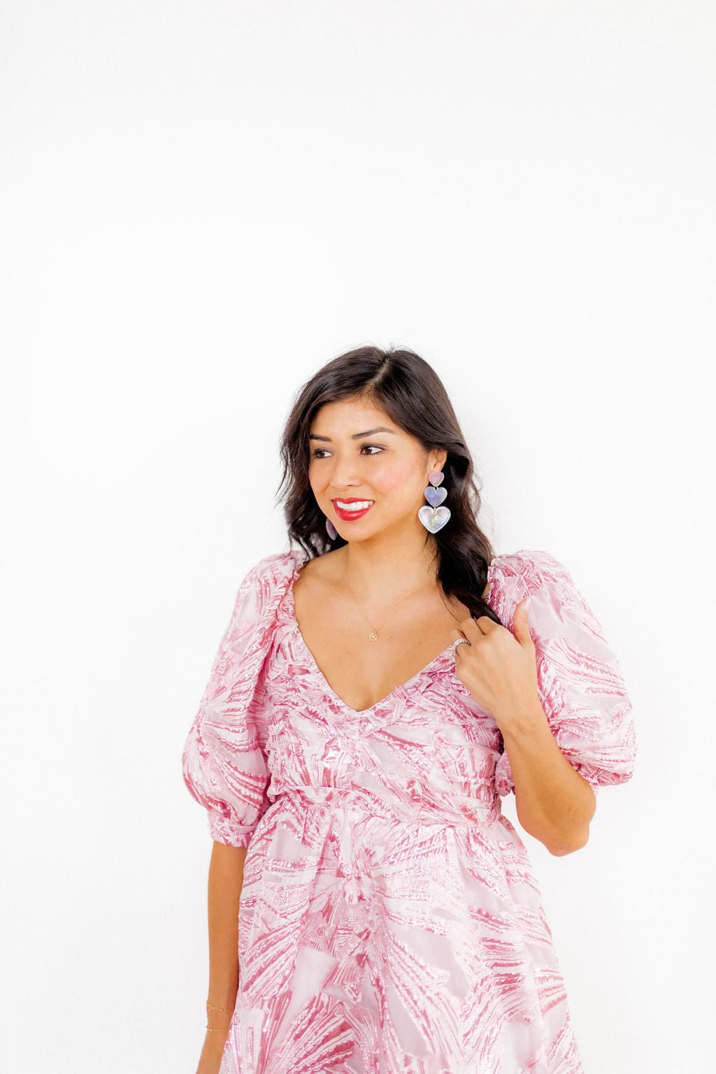 Penny - Lavender Skies - Earrings - LINNY CO WholesaleAcetate