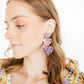 Penny - Pink Birthday Confetti - Earrings - LINNY CO WholesaleAcetate