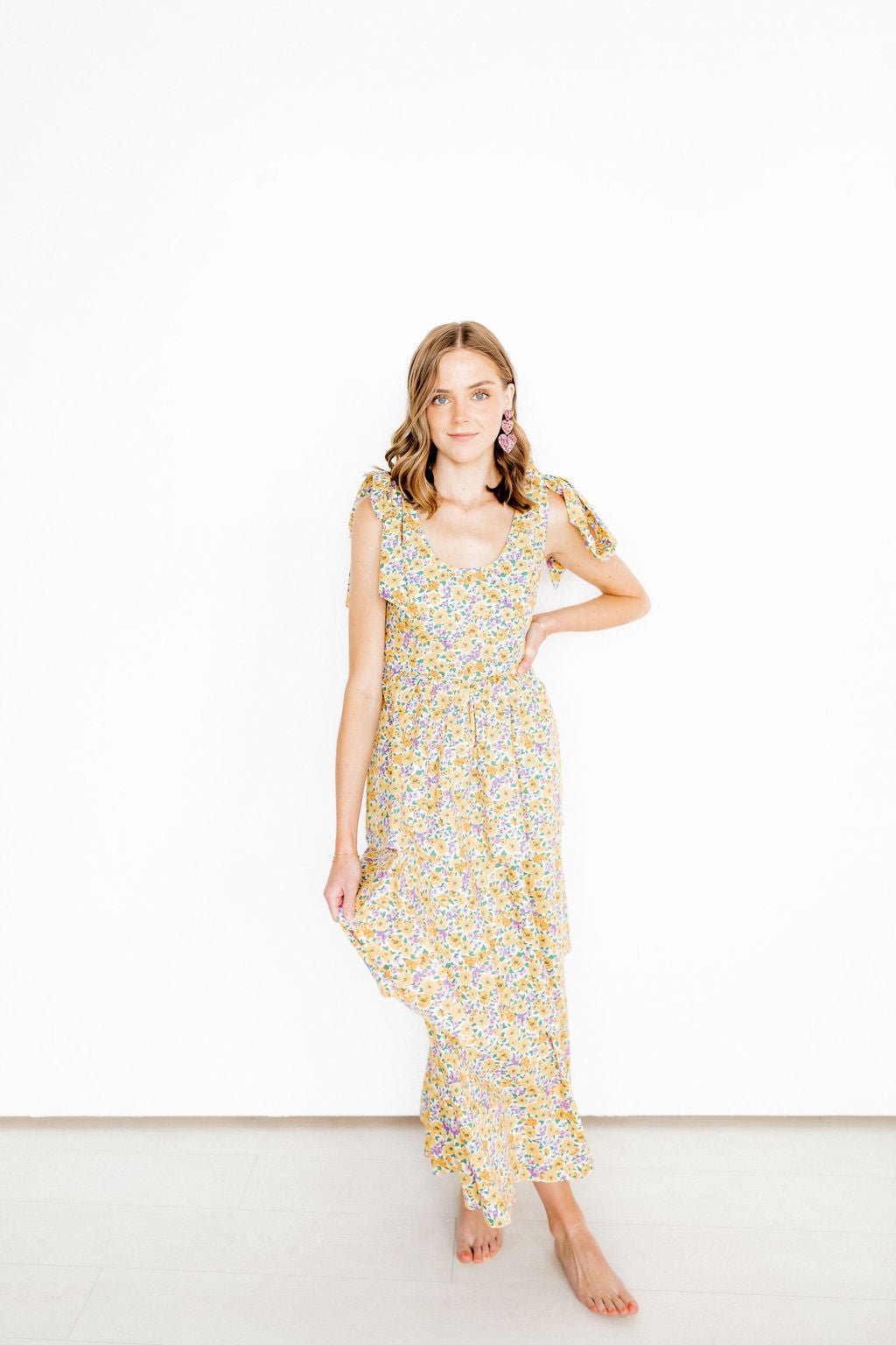 Penny - Pink Birthday Confetti - Earrings - LINNY CO WholesaleAcetate