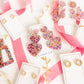Penny - Pink Birthday Confetti - Earrings - LINNY CO WholesaleAcetate