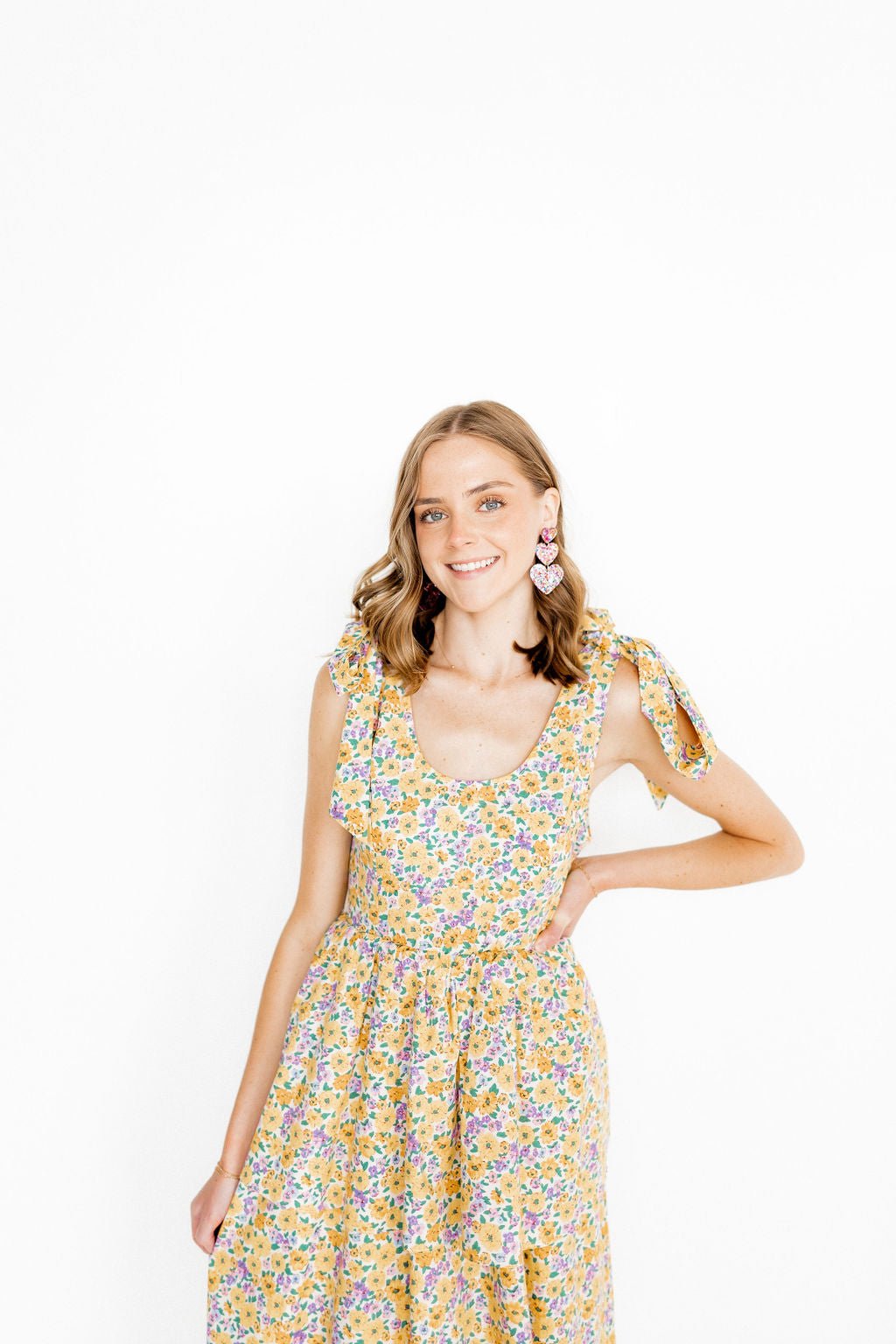 Penny - Pink Birthday Confetti - Earrings - LINNY CO WholesaleAcetate