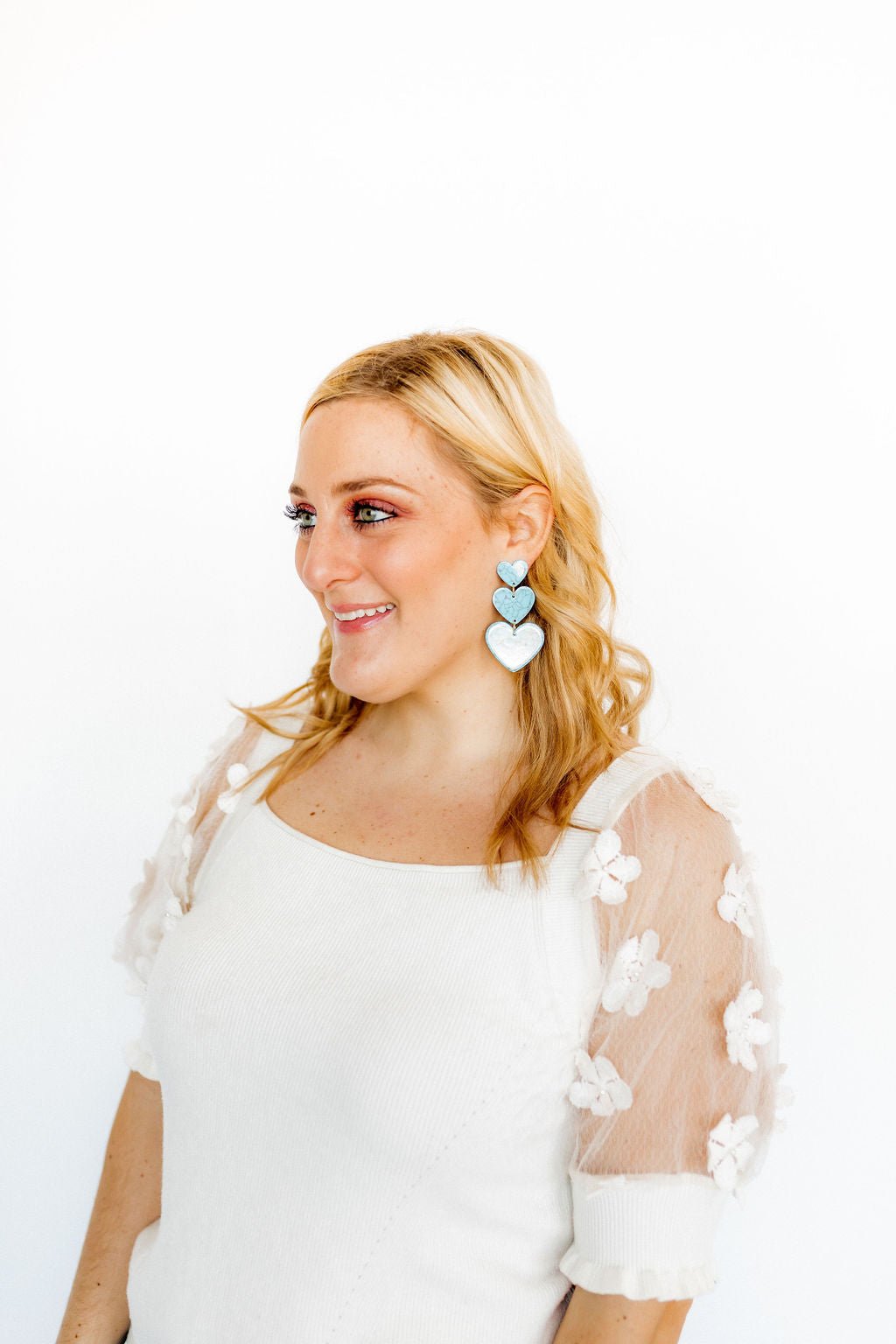 Penny - Turquoise - Earrings - LINNY CO WholesaleAcetate