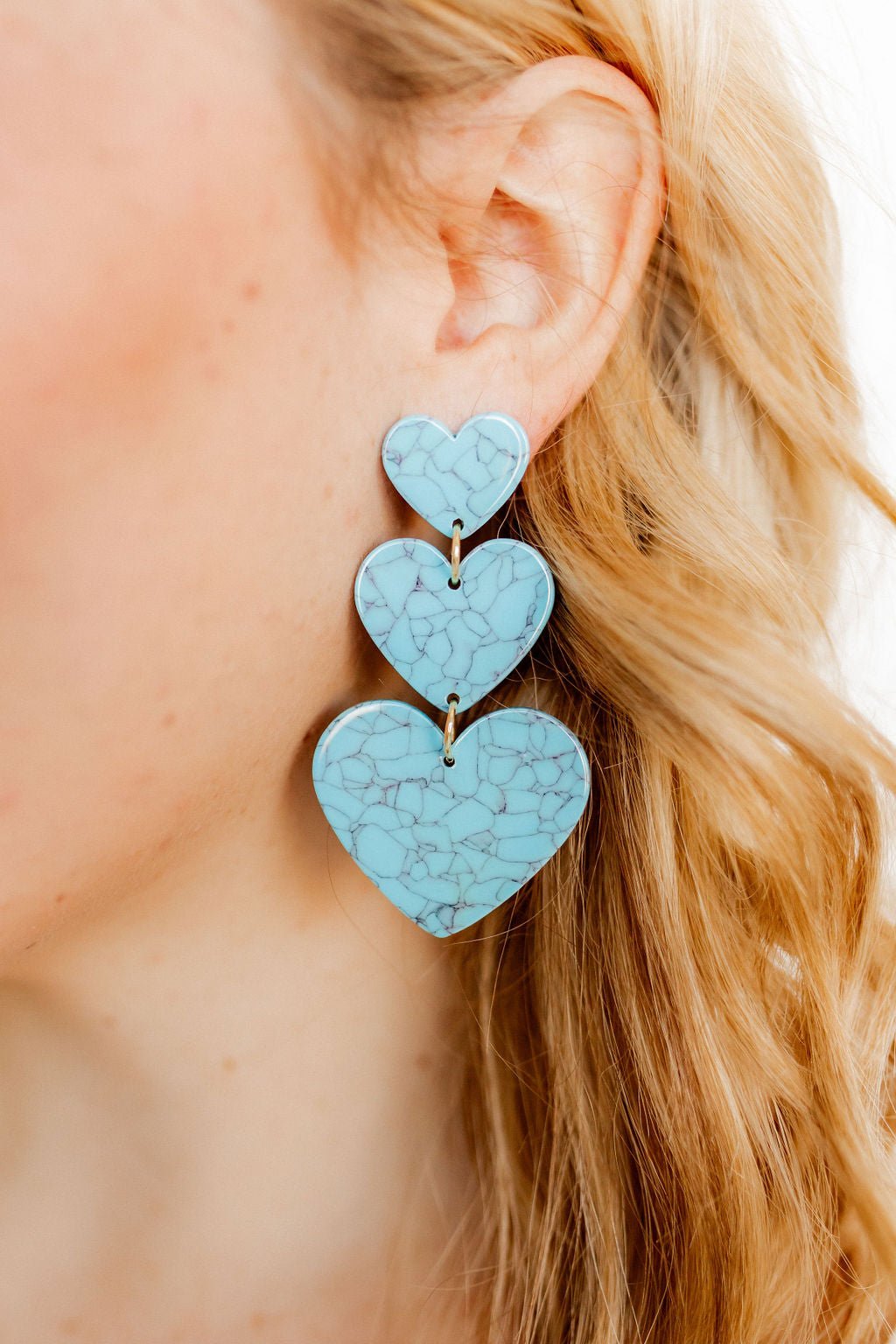 Penny - Turquoise - Earrings - LINNY CO WholesaleAcetate