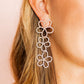 Reagan - Clear - Earrings - LINNY CO WholesaleMetals