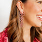Reagan - Pink - Earrings - LINNY CO WholesaleMetals