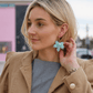 Rosalie Statement Earrings - Blue - LINNY CO WholesaleMetal