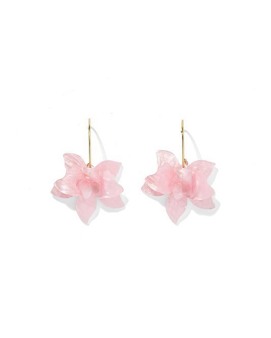 Rosalie Statement Earrings - Pink - LINNY CO WholesaleMetal