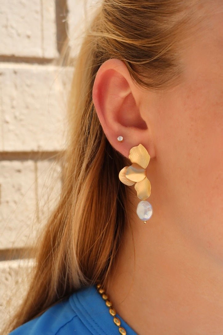 Sarah Statement Earring - LINNY CO WholesaleMetal