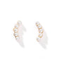 Screwback Stud Earrings - Abigail Pearl Gold - LINNY CO WholesaleStuds
