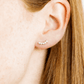 Screwback Stud Earrings - Abigail Pearl Silver - LINNY CO Wholesale
