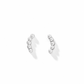Screwback Stud Earrings - Abigail Pearl Silver - LINNY CO Wholesale
